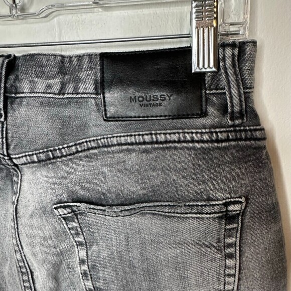 Moussy Vintage Carmel Rebirth Skinny Hi in Grey High Rise Size 29 - Picture 9 of 10